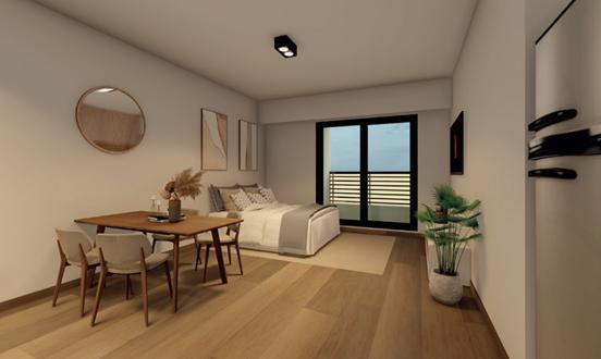 Venta Monoambiente con Balcón en Construcción - Paraguay y San Juan