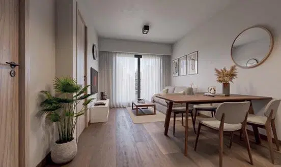 Venta Departamento de 1 Dormitorio con Balcón en Construcción - Paraguay y San Juan 1