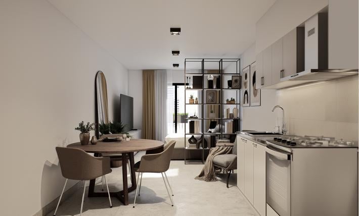 Foto de Venta Departamento 1 Dormitorio en construcción - Montevideo y Paraguay, imagen 1