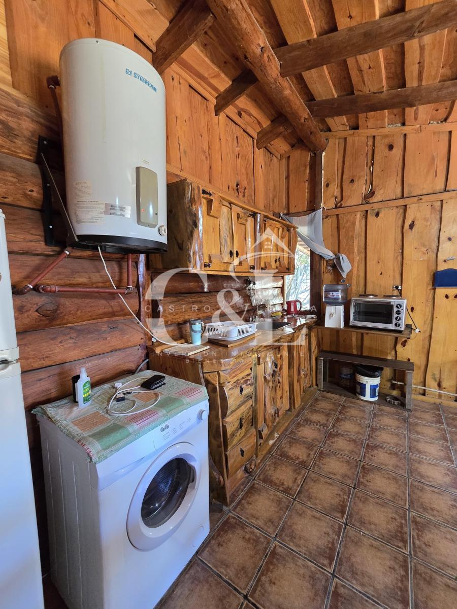 CASA DE MADERA 3 DOR Y GRAN TERRENO EN VILLA SANTA CRUZ DEL LAGO