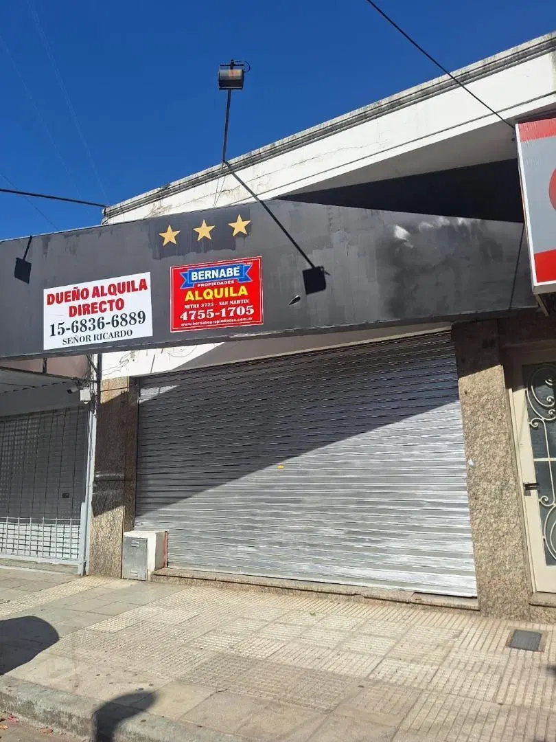 ALQUILER LOCAL SAN MARTIN CENTRO 1
