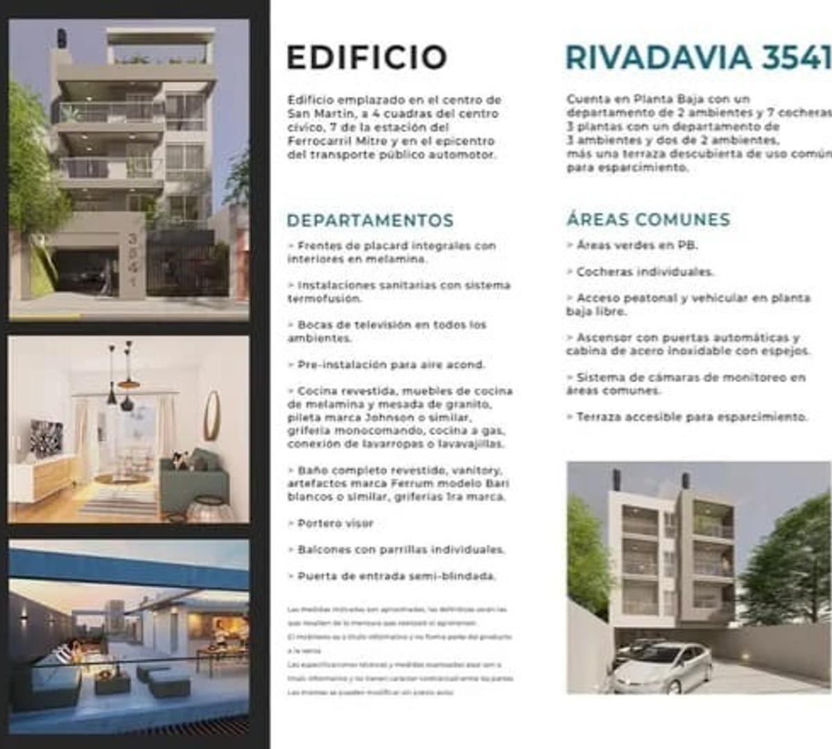 Departamento 2 Ambientes Céntrico 2