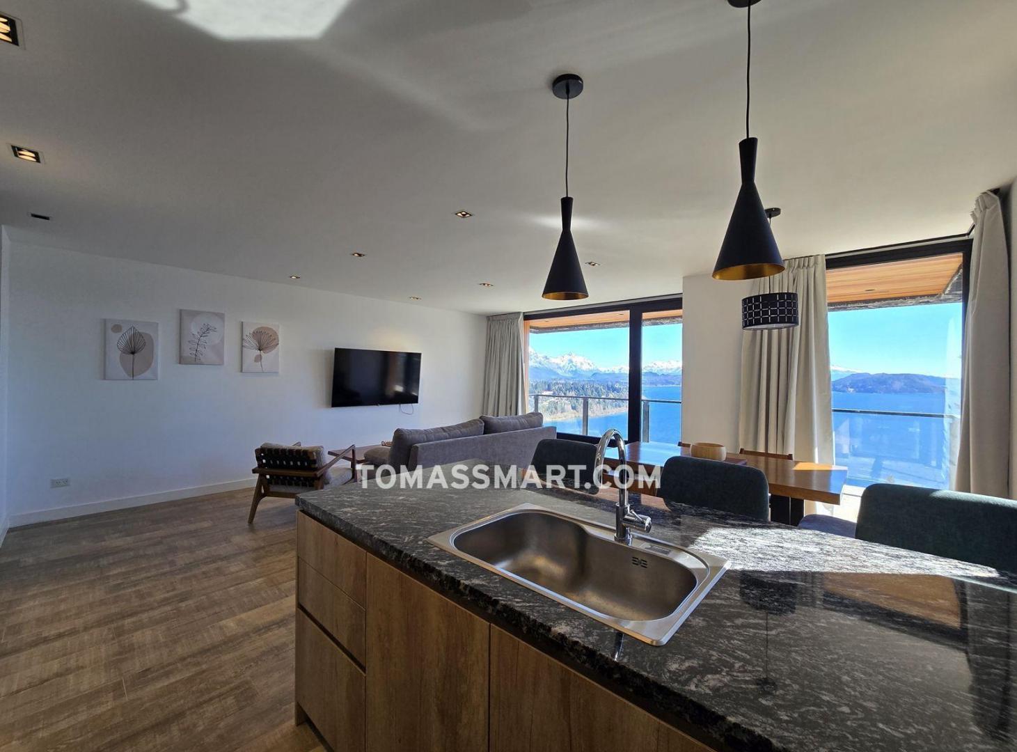 Foto de Depto dos dormitorios y balcón, excelente vista al lago, imagen 4