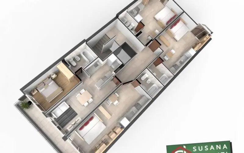 Departamento monoambiente en venta en Rosario 8