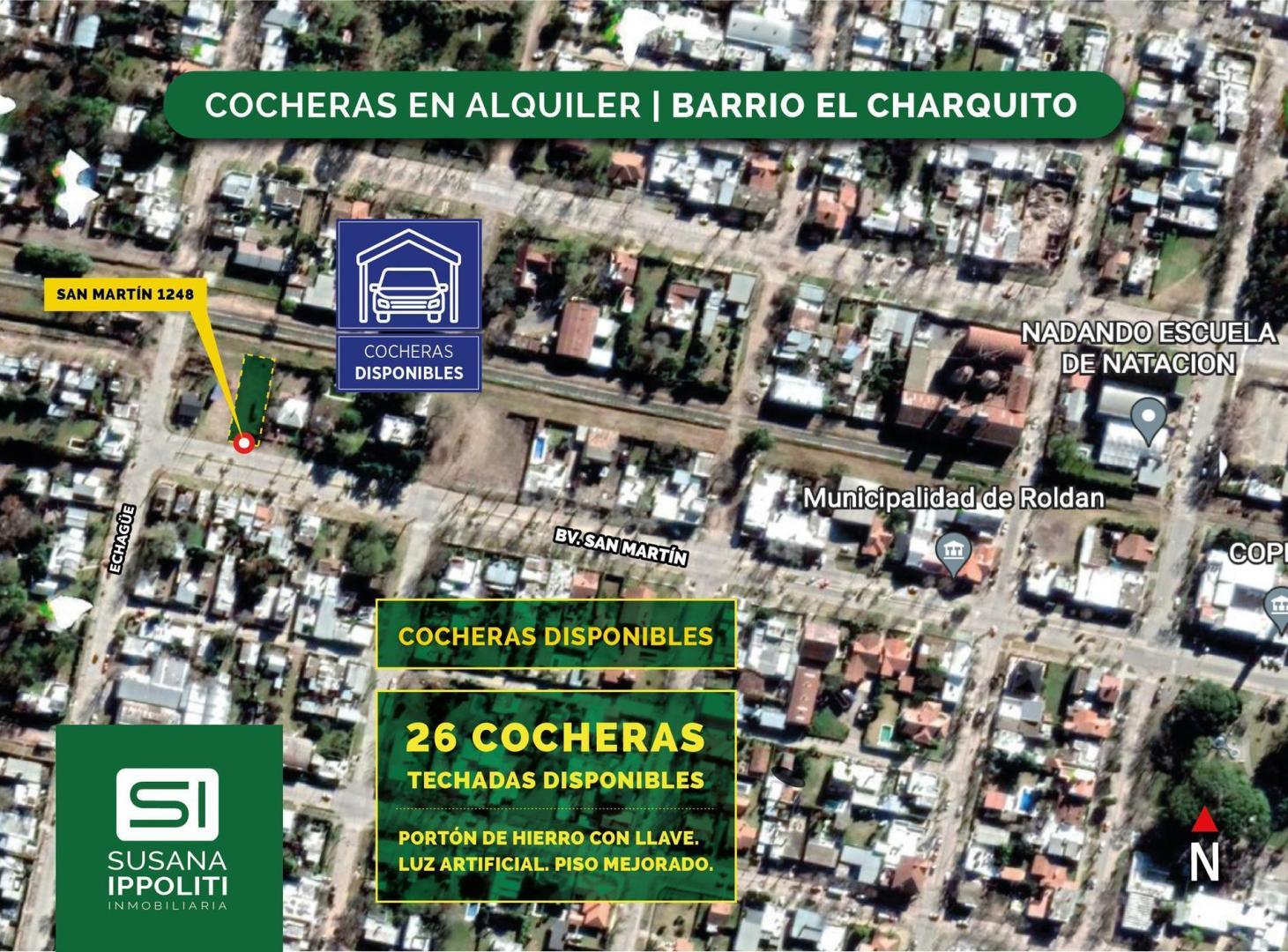 Foto de Cocheras en alquiler techadas zona céntrica Roldán, imagen 2