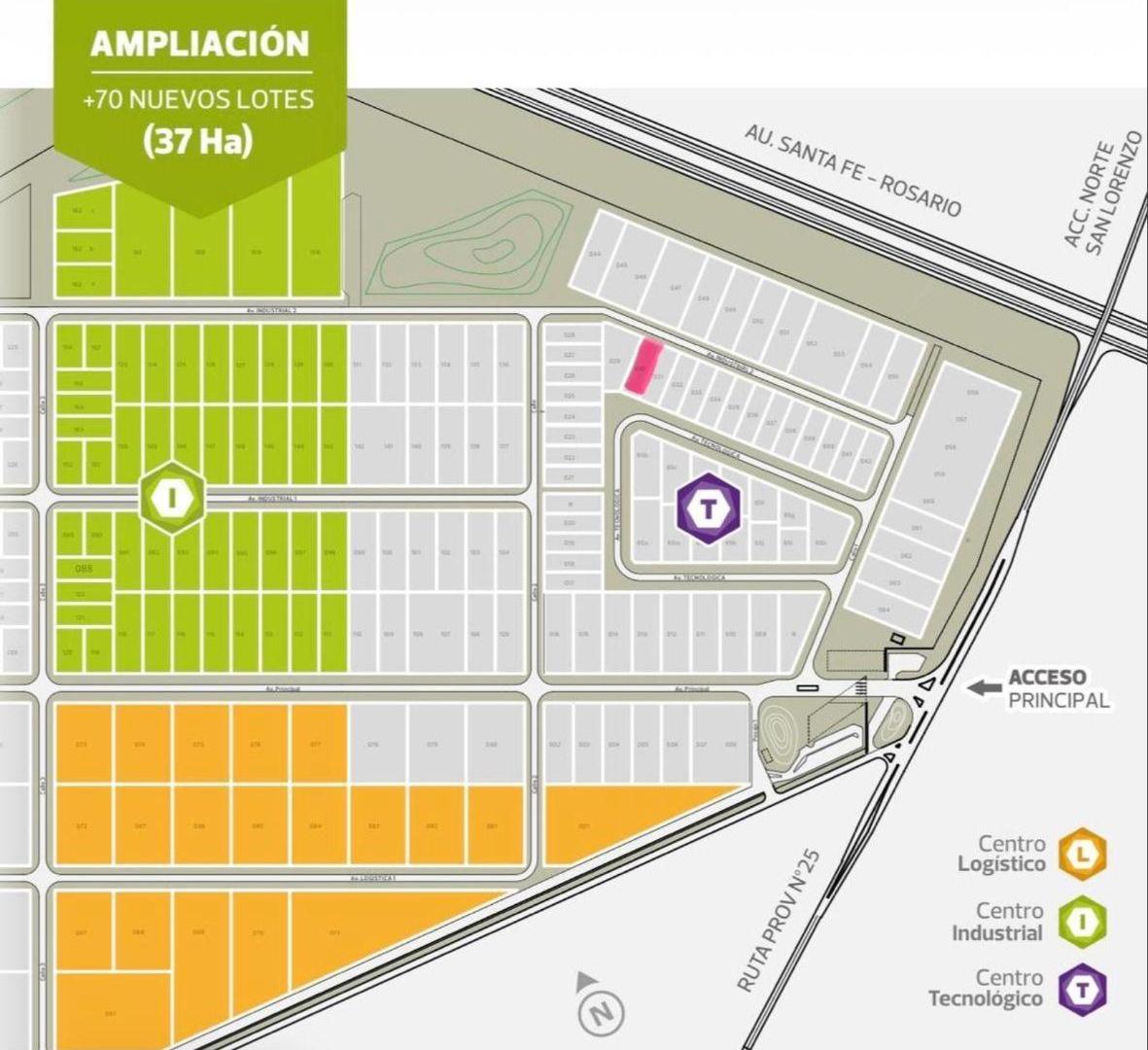 Foto de Lote industrial en parque industrial sobre Autopista Santa Fe-Rosario, imagen 5