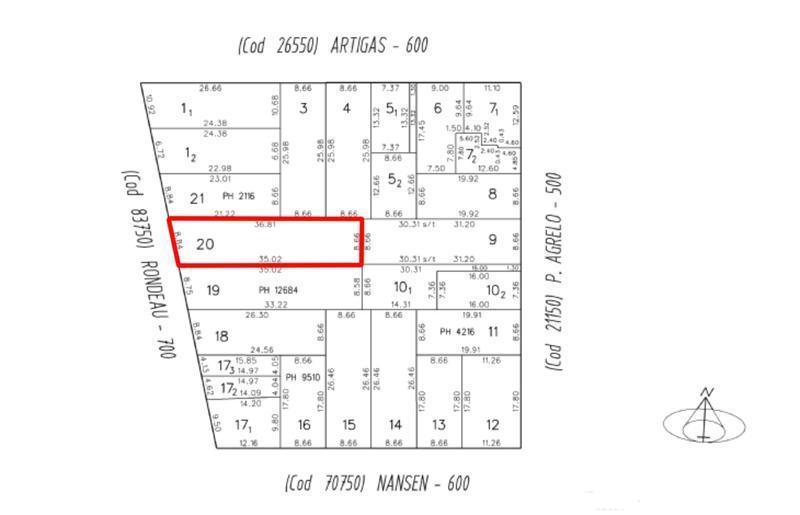 Lote venta abrrio alberdi ideal constructora oportunidad pb mas 6 pisos