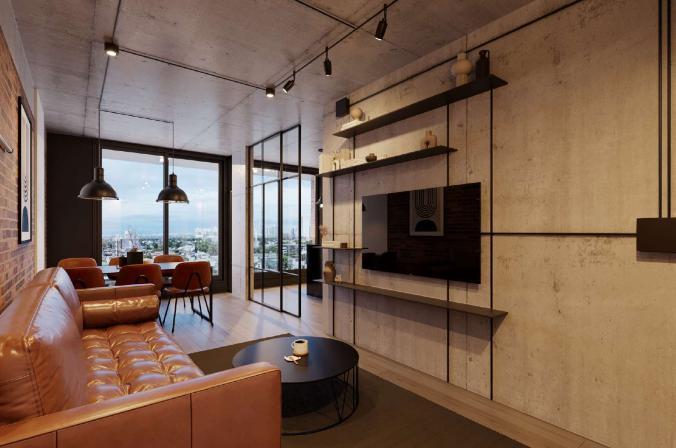Departamento de 1 dormitorio con balcón aterrazado a estrenar, Pichincha, Rosario