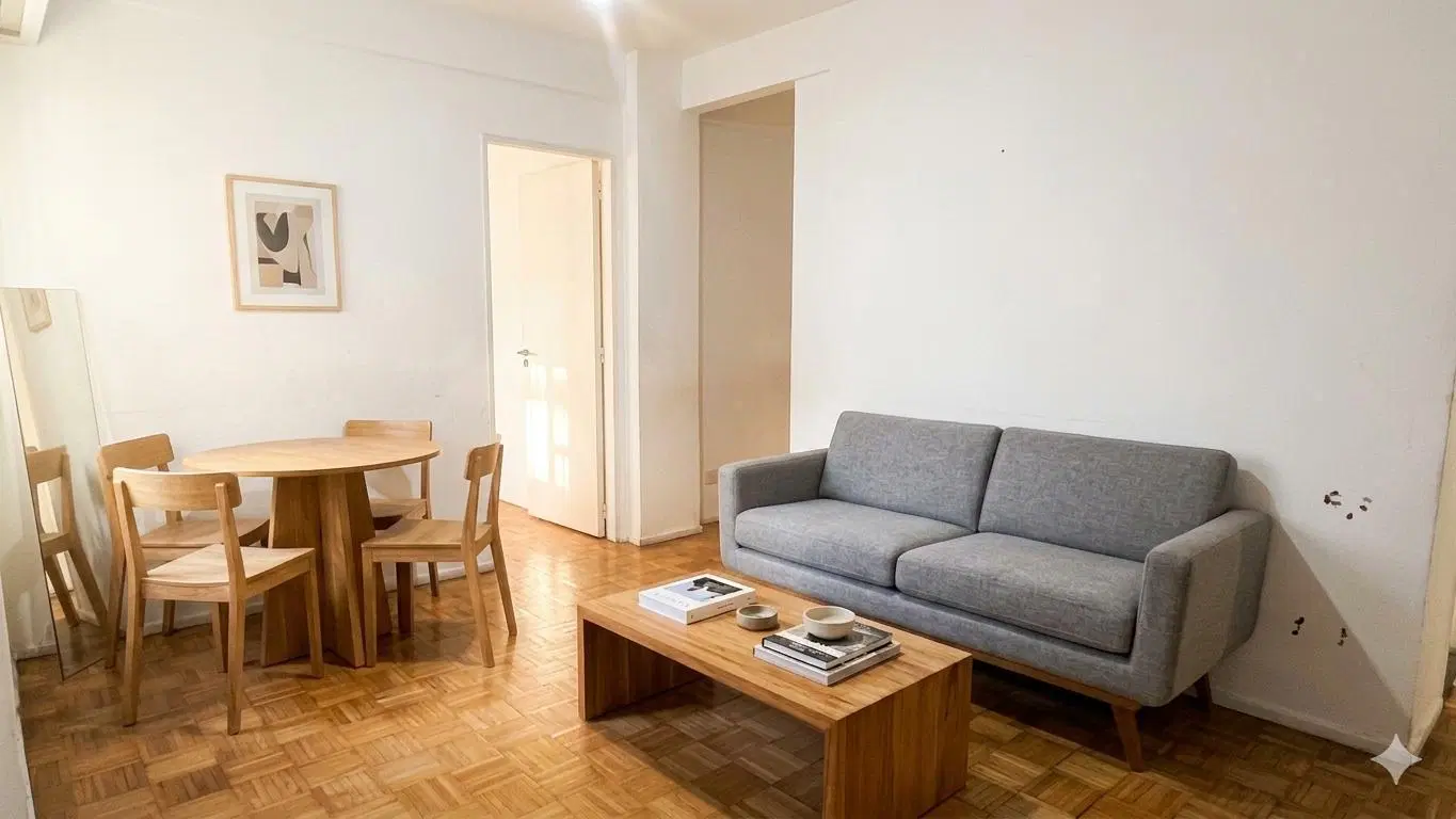 Departamento de 4 ambientes u oficinas en plena zona comercial y cultural 5