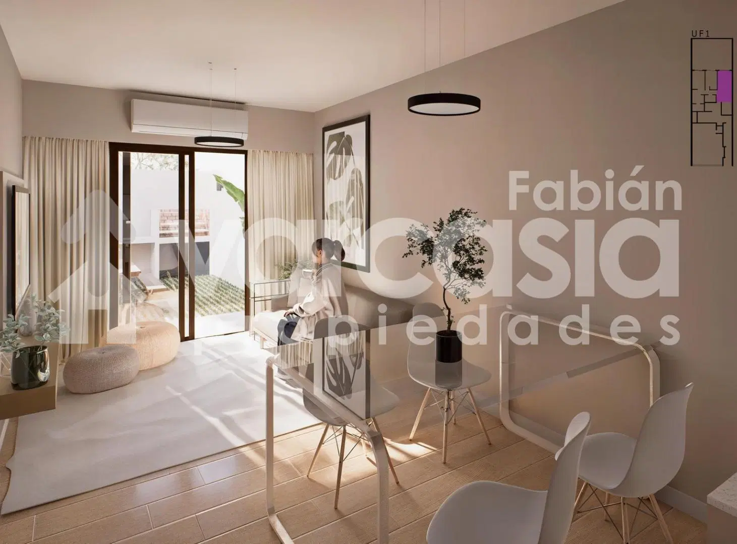 Departamento en Monte Castro 2