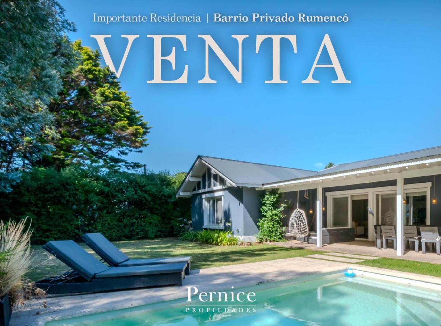 Casa en Venta con 3 Dormitorios y Piscina en Rumencó