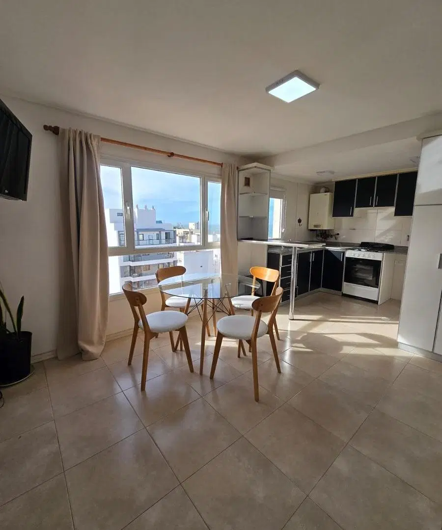Departamento 1 ambiente con cochera, vista panoramica a ciudad y mar 3