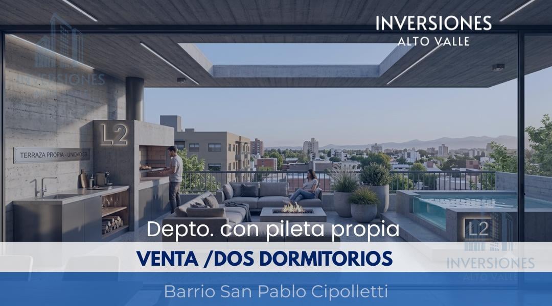 Departamento con pileta propia