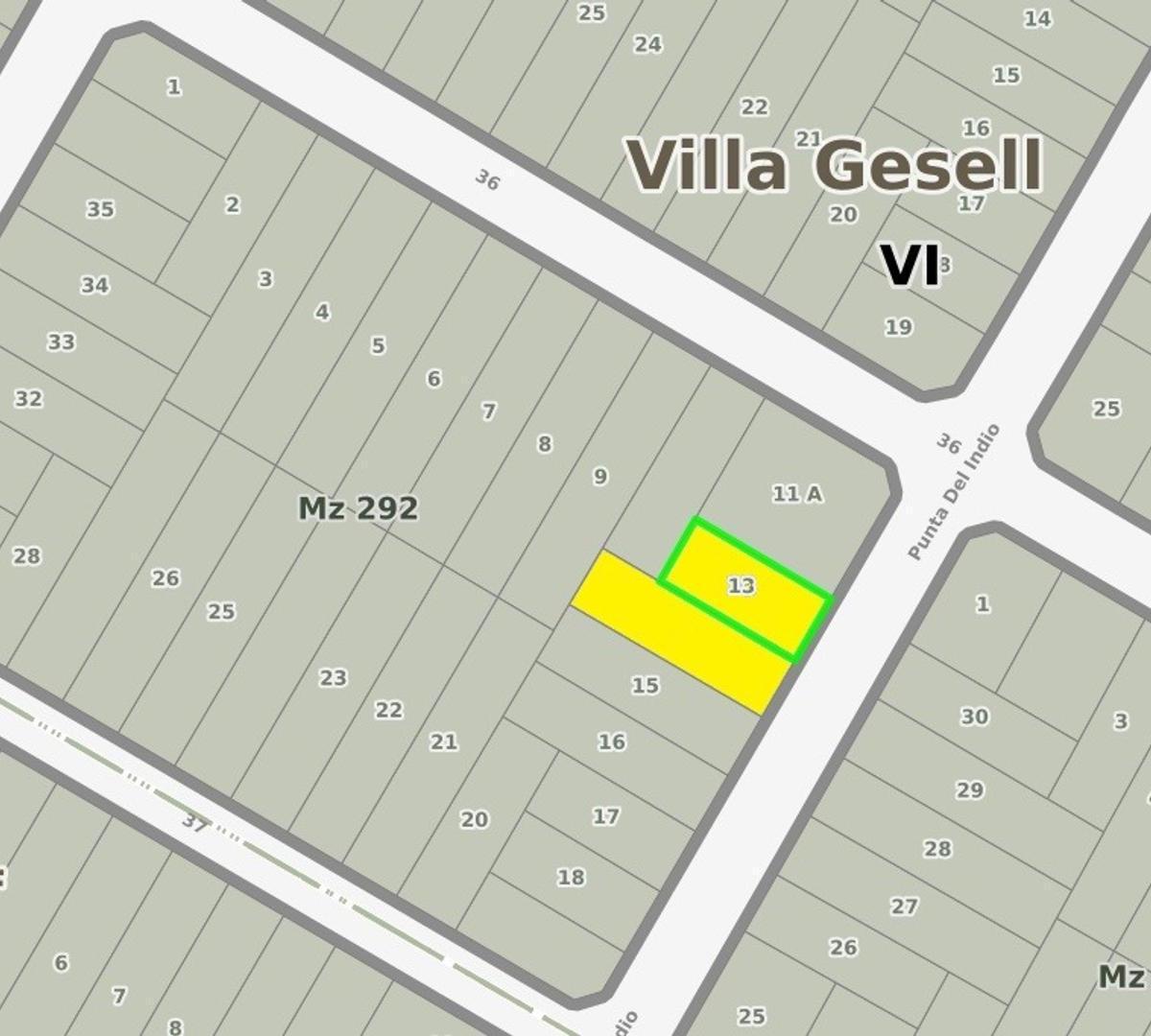 Venta de 2 Lotes en Block - Mar Azul 4