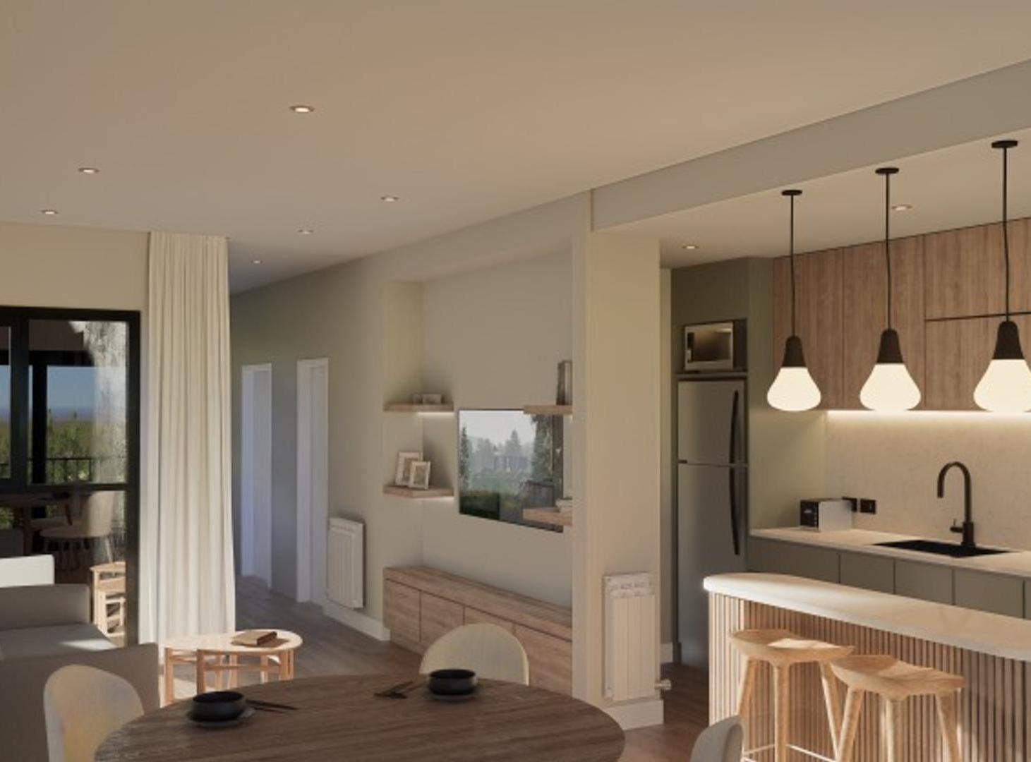 Foto de Semipiso 2 ambientes con balcón y terraza propia - En Pozo, imagen 4