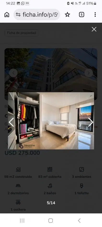 VENTA 3AMB EXCELENTE CALIDAD GUEMES A ESTRENAR COCHERA 2
