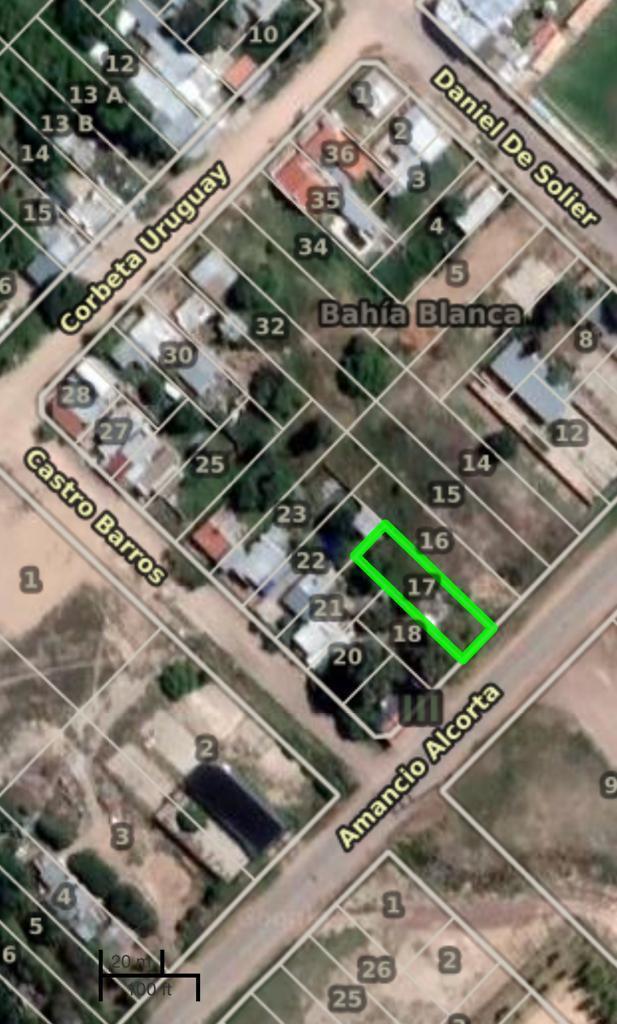 Lote 350 m² en Boulevard Juan B. Justo - Ing. White 1