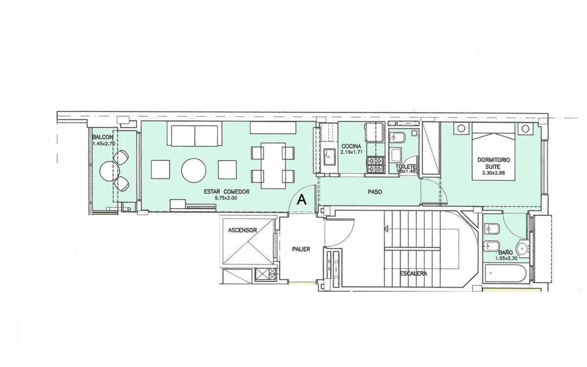 VENTA CABALLITO 2 AMB SUITE A ESTRENAR OPORTUNIDAD VENTA INMEDIATA IMPECABLE