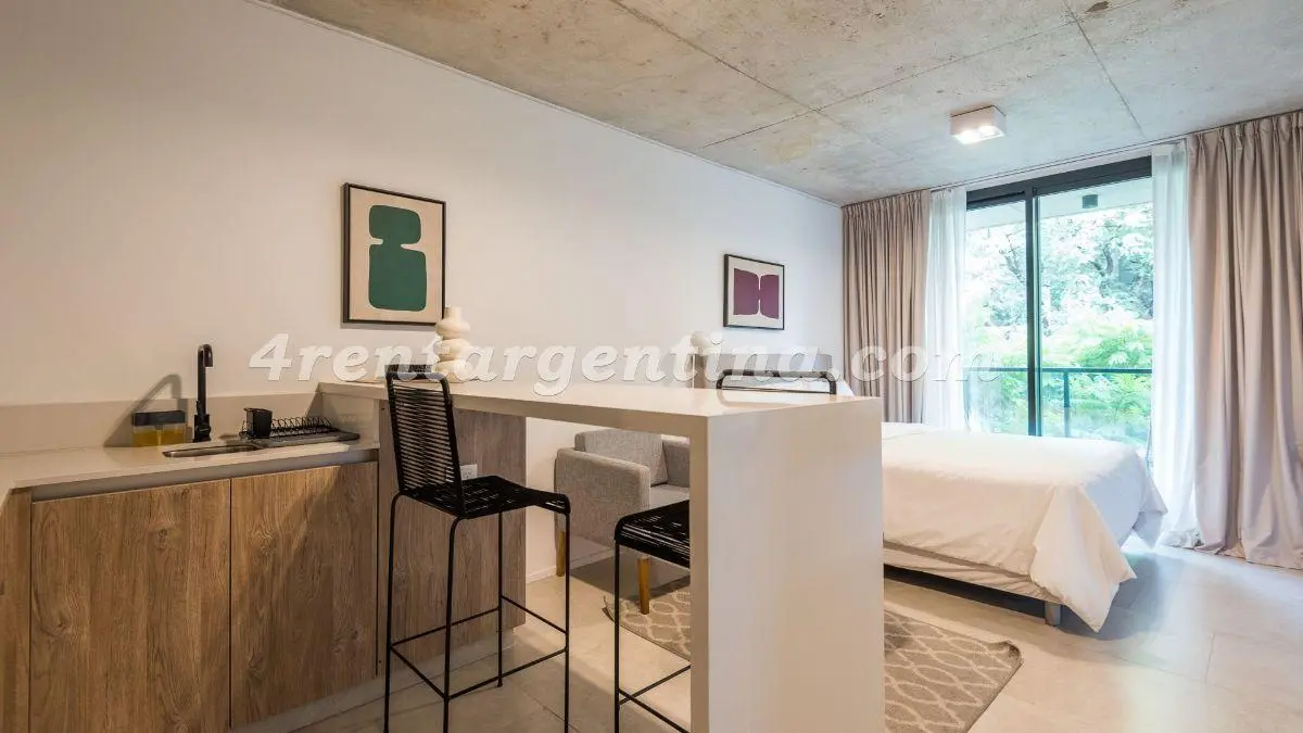 Monoambiente Para 2 Personas En Alquiler Temporario En Palermo Hollywood 5