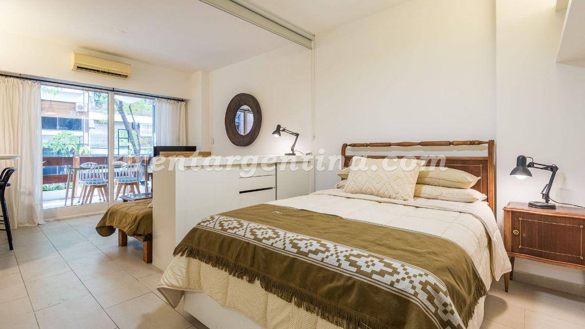 Departamento para 3 personas en alquiler temporario en Las Cañitas