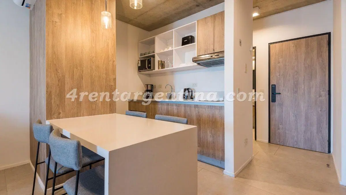 Monoambiente para 3 personas en alquiler temporario en Palermo 2