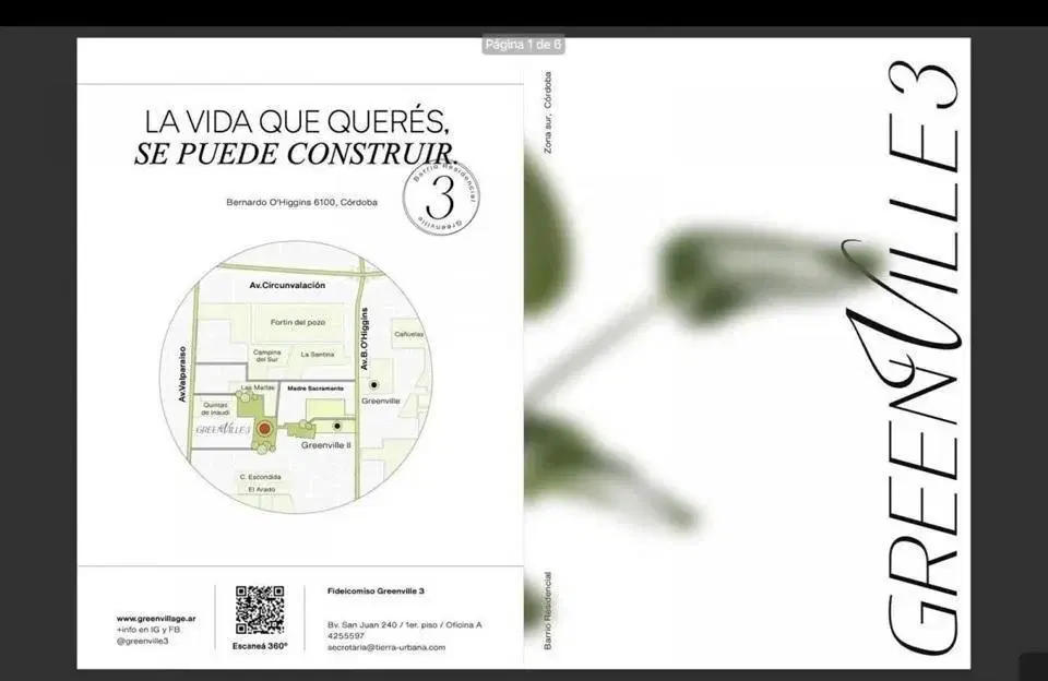 LOTE VENTA GREENVILLE 3 CAMINO SAN ANTONIO 360 M2 APTO DUPLEX 1
