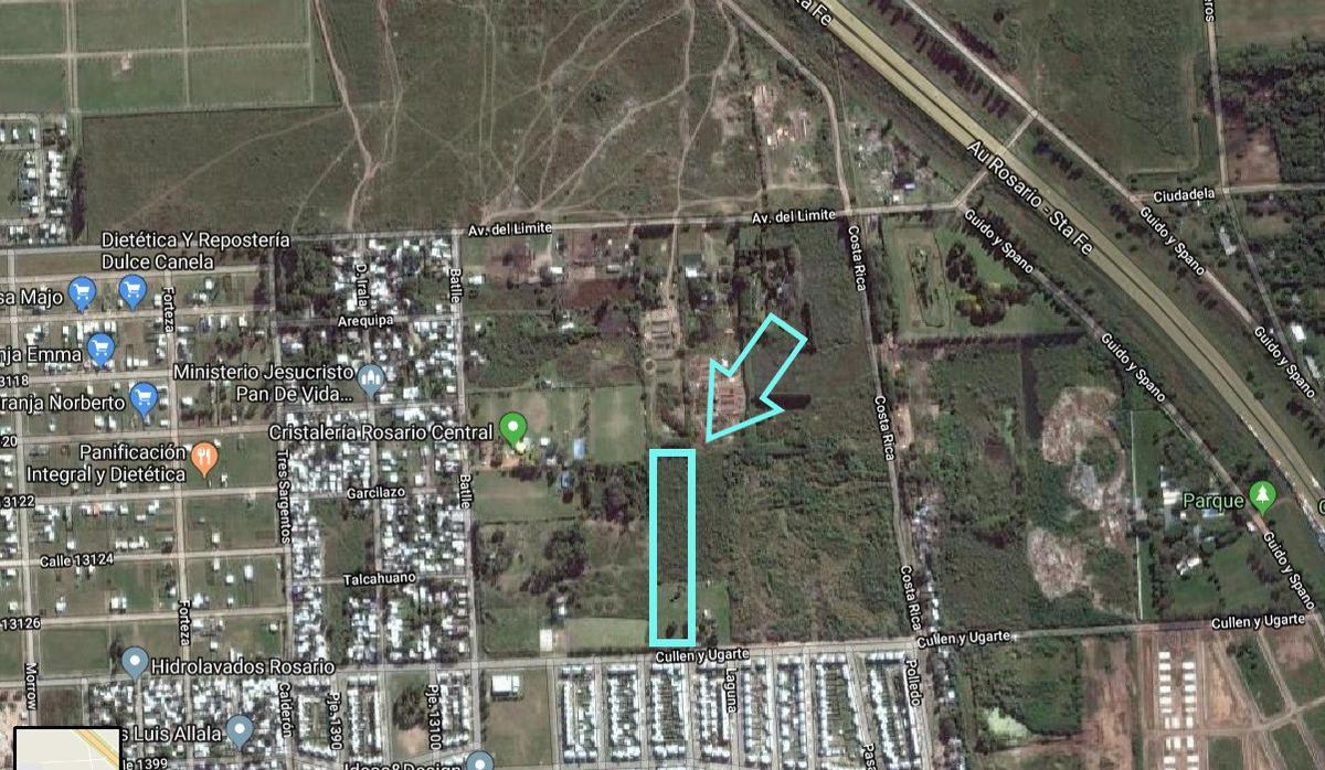 Terreno en venta Rosario Cristaleria.
