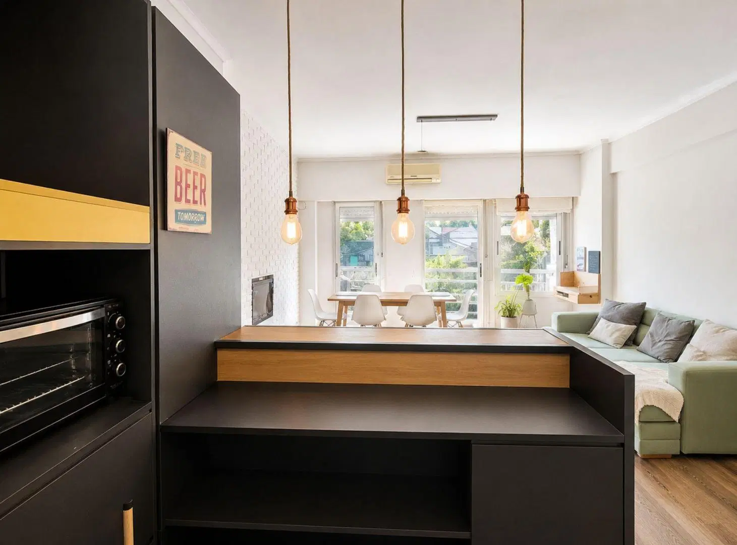 Departamento 2 Ambientes ALQUILER Nuñez Balcón 4