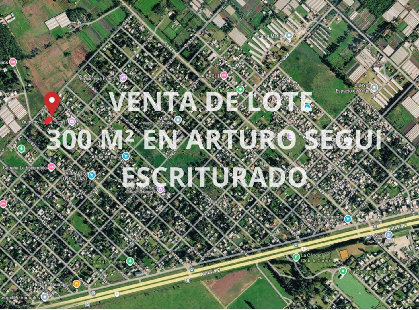Foto de venta de lote 300 m2 Arturo Segui- Escriturado, imagen 5