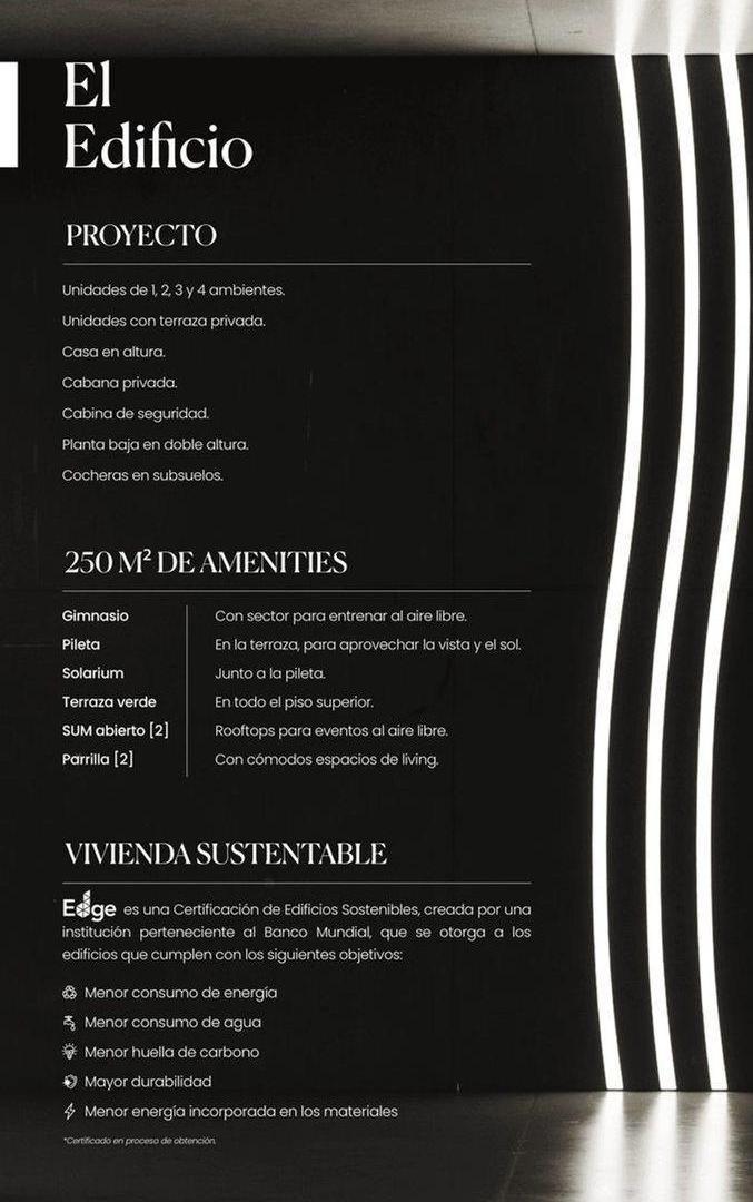 Foto de DEPARTAMENTO 1 AMBIENTE EN VENTA PALERMO AMENITIES, imagen 2