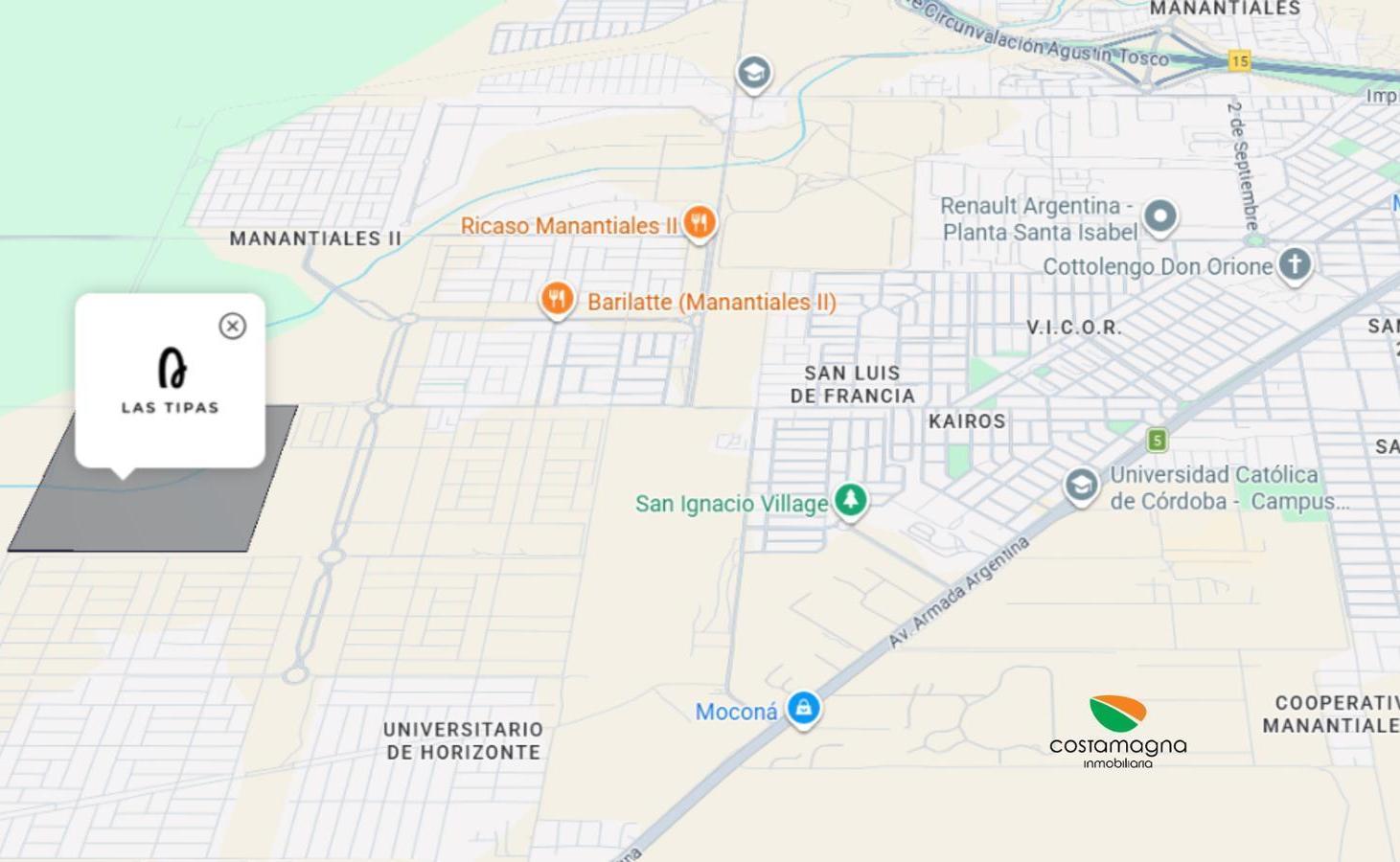 Foto de Lote Frente a Plaza | Fondo Norte- Las Tipas, imagen 2