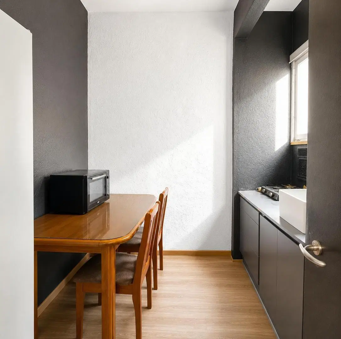 EXCELENTE DEPARTAMENTO EXTERNO DE 1 DORMITORIO A METROS DEL SANATORIO ALLENDE  IDEAL VIVIENDA O CONS 3