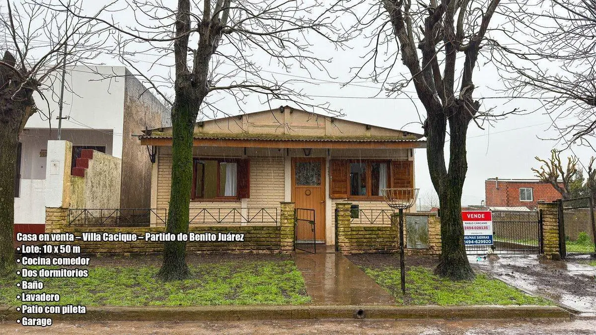 VENTA CASA 2 DORM. VILLA CACIQUE 2