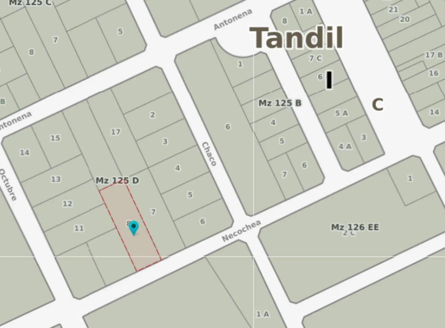 Lote en venta, zona Calvario, semi centro, Tandil 5