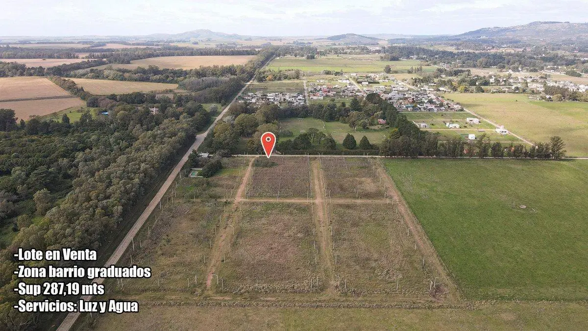 LOTE EN VENTA TANDIL ZONA BARRIO GRADUADOS 2