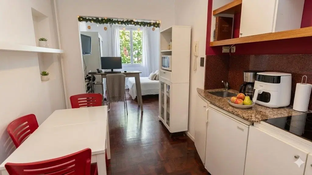 Departamento en Recoleta, 2 Ambientes con Vista Arbolada e Impecable 3