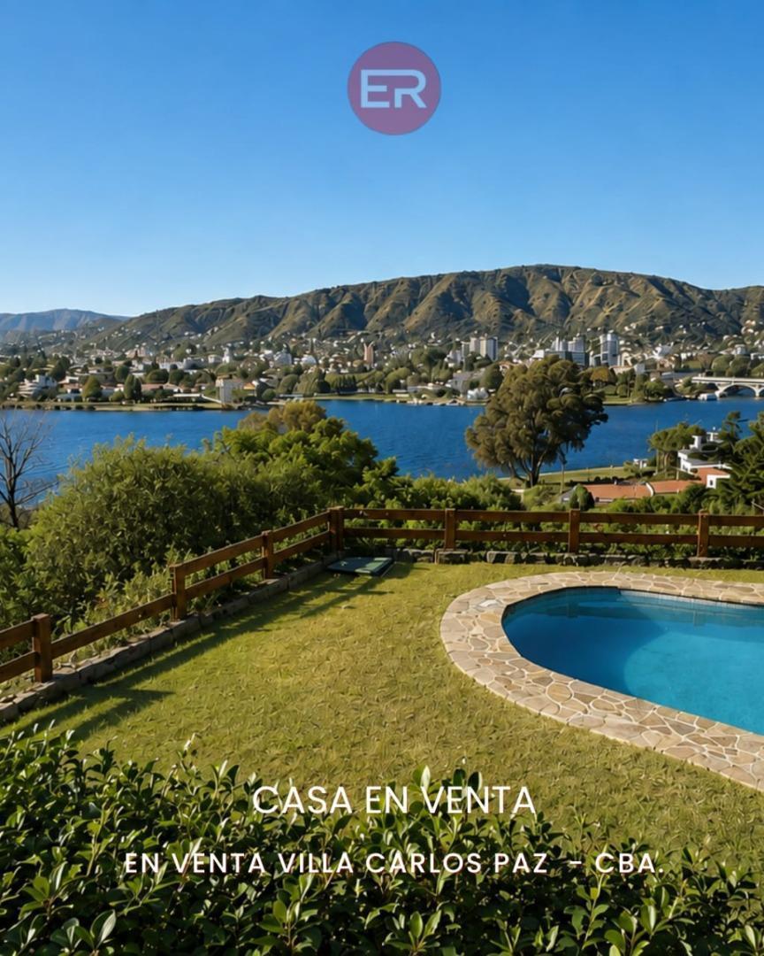 Foto de VENTA CASA EN VILLA CARLOS PAZ CON VISTA PANORÁMICA AL LAGO, imagen 1