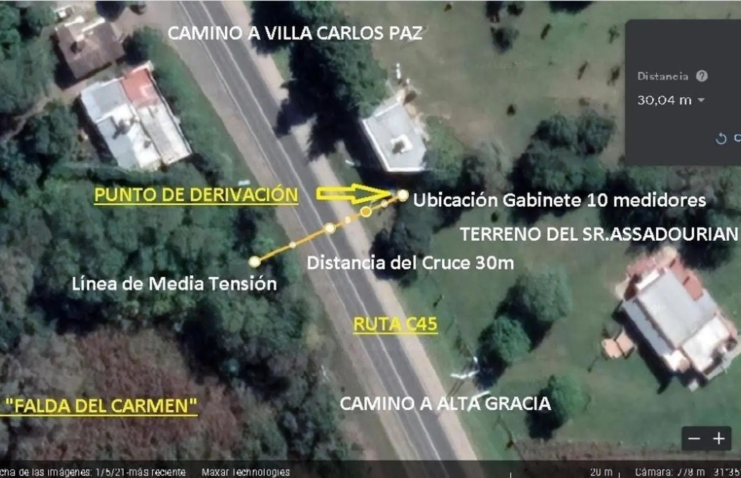 VENDO 1 hectárea Excelente Ubicación RUTA C 45 4
