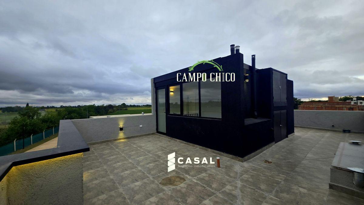 ALQUILER TRÍPLEX A ESTRENAR- B° PRIVADO CAMPO CHICO- 3 DORMITORIOS