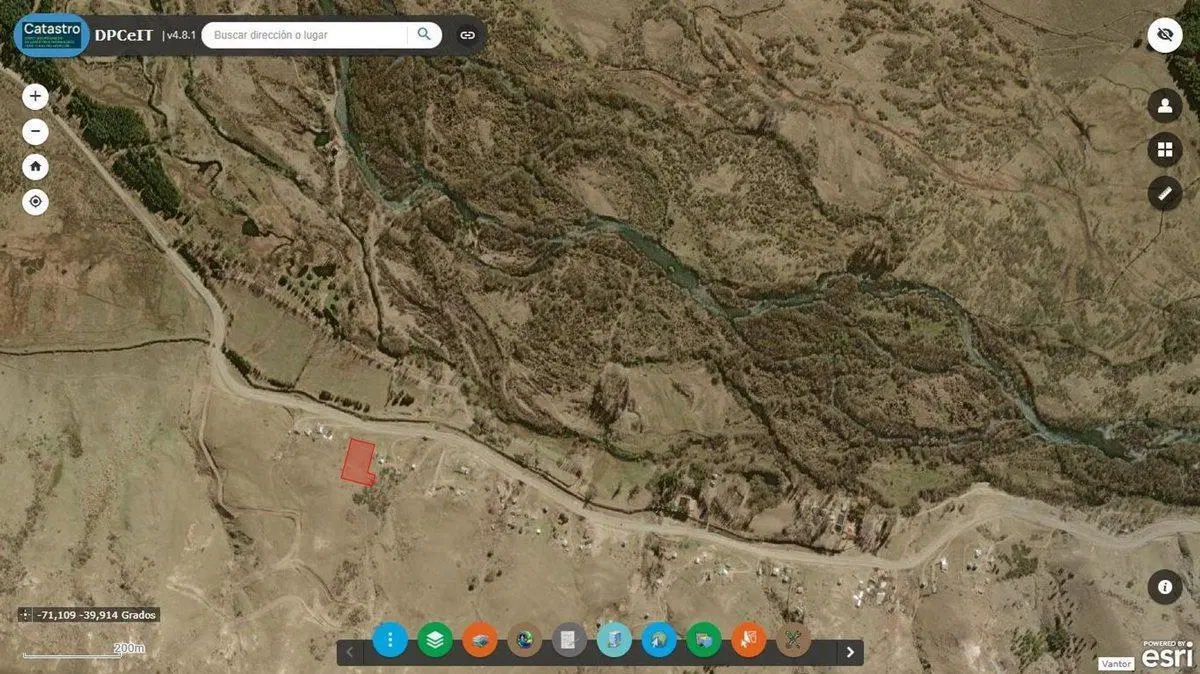 fracción de lote en venta con vista al Lanin 2