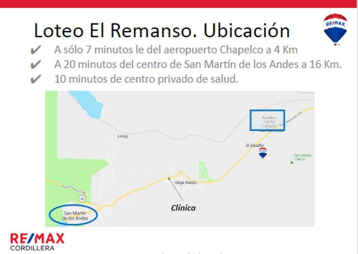 Foto de EQUIPO RE/MAX VENDE LOTE RD10 EL REMANSO S.M.ANDES, imagen 2