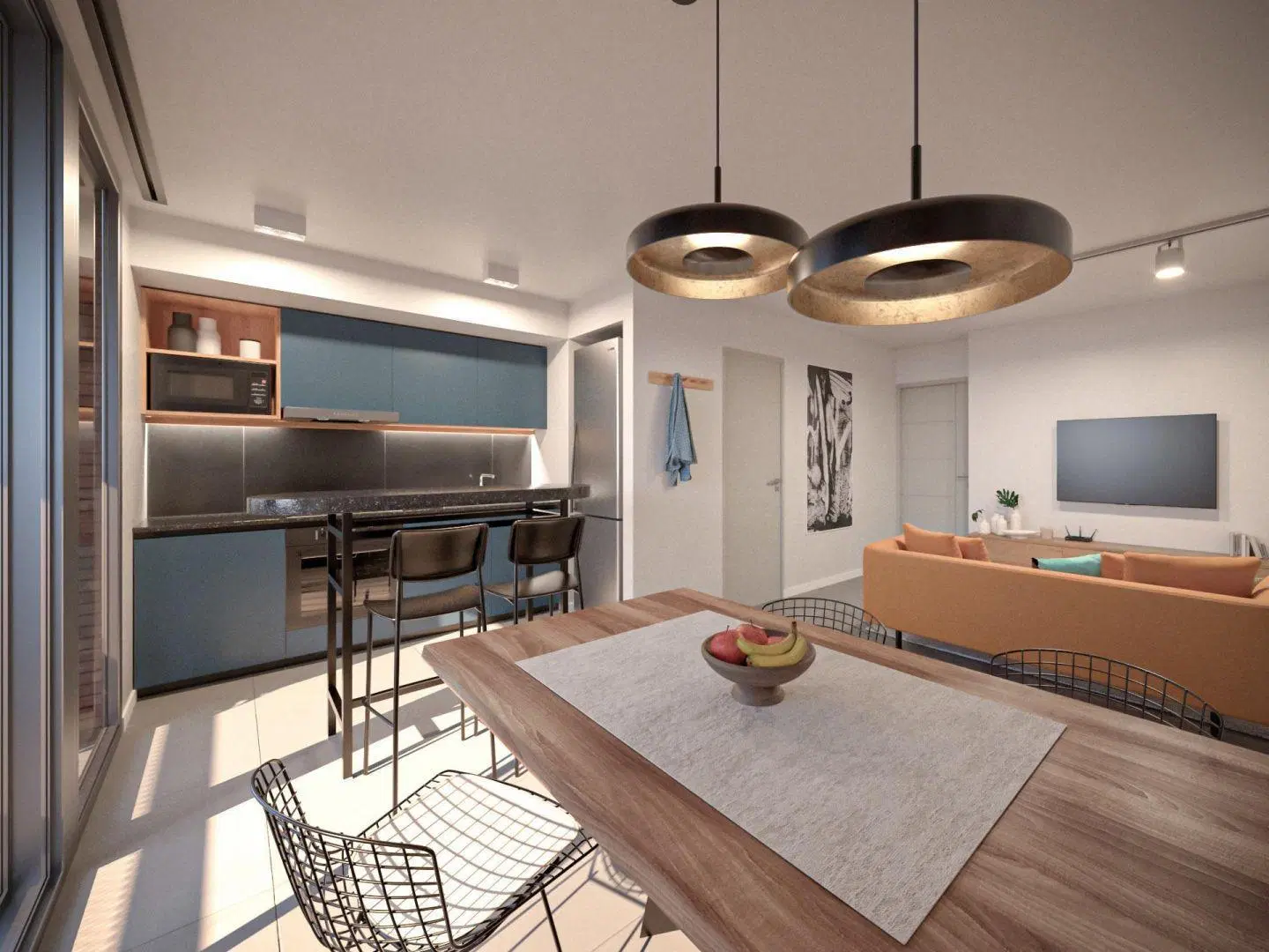 VENTA. Monoambiente con balcón. Rosario 4