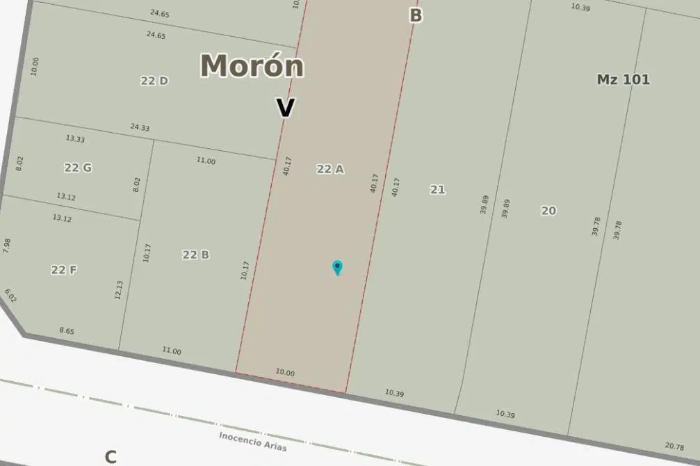 VENTA DE TERRENO - CASTELAR CENTRO 1