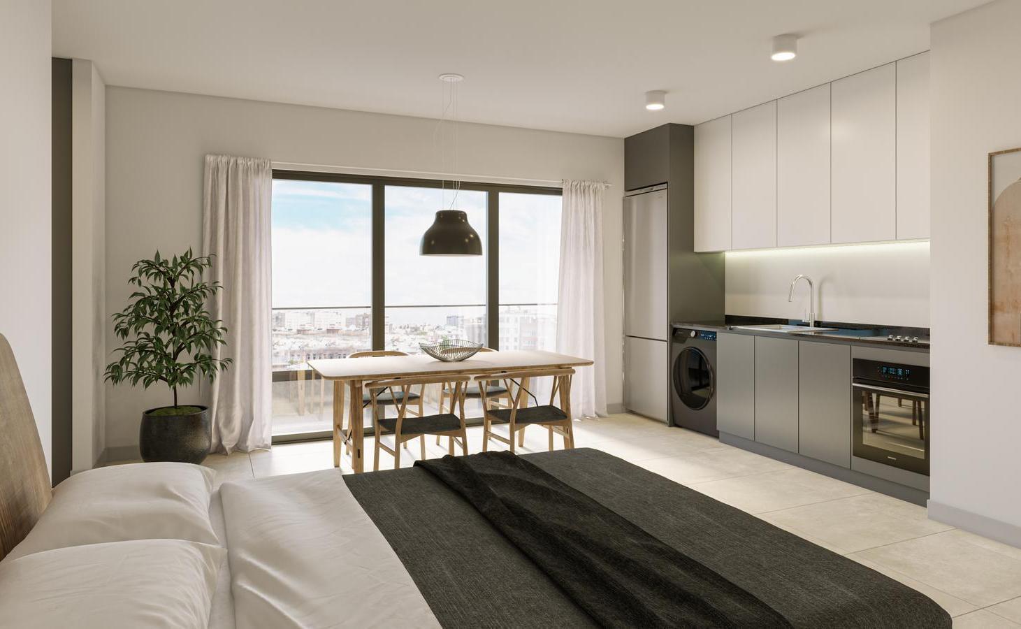 Foto de Av. Belgrano 3588 4° B - Monoambiente con balcón en construcción en, imagen 1