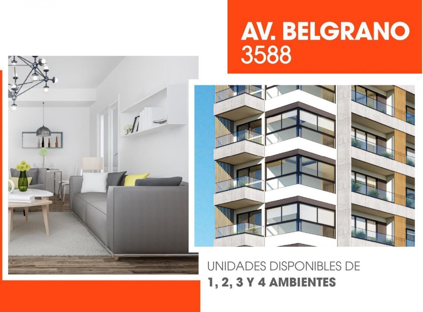 Foto de Av. Belgrano 3588 5° D - 2 ambientes con balcón en construcción en, imagen 3