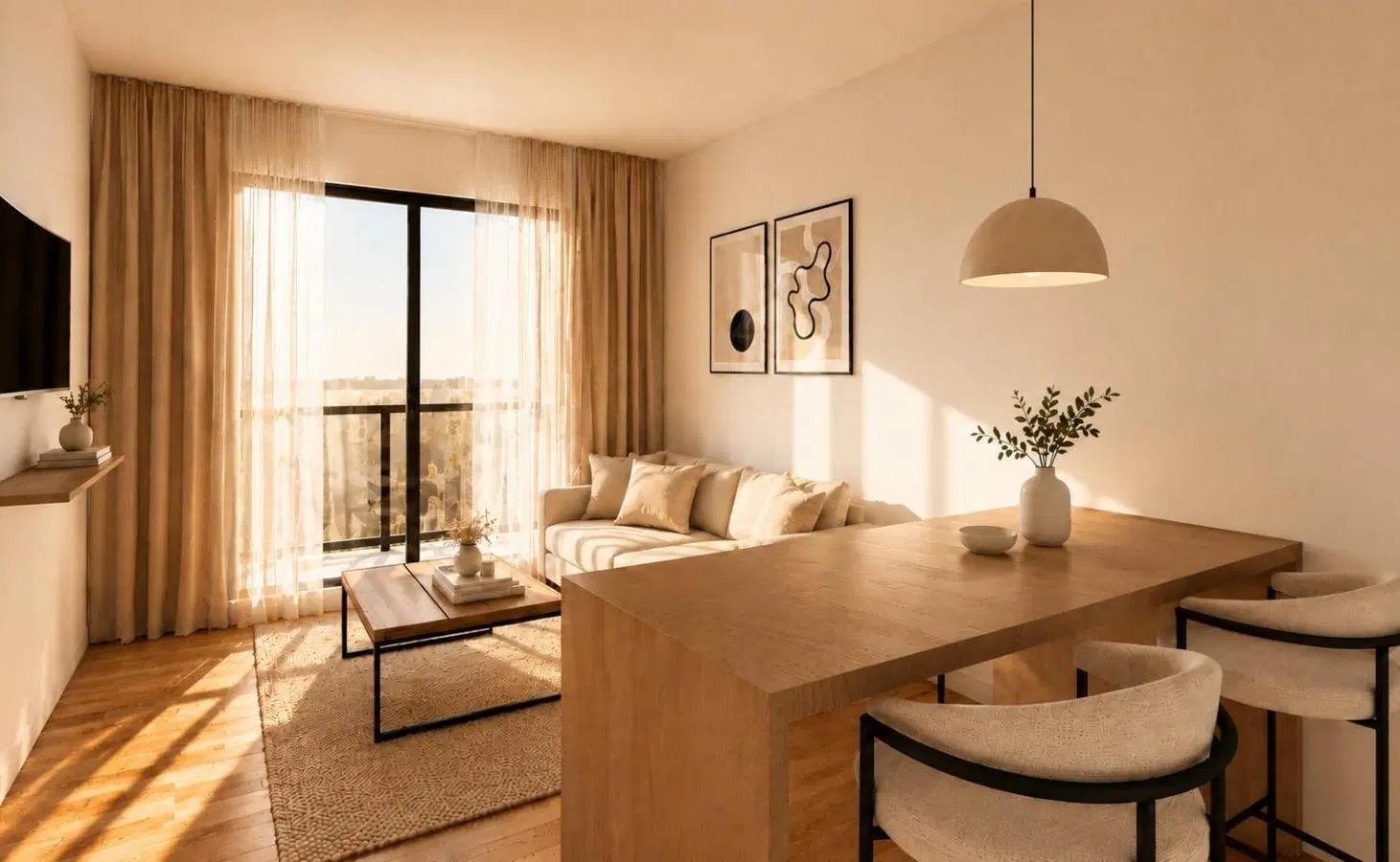 Venta de depto en pozo 2 amb desarrollo ideal para renta - Zona Guemes 1