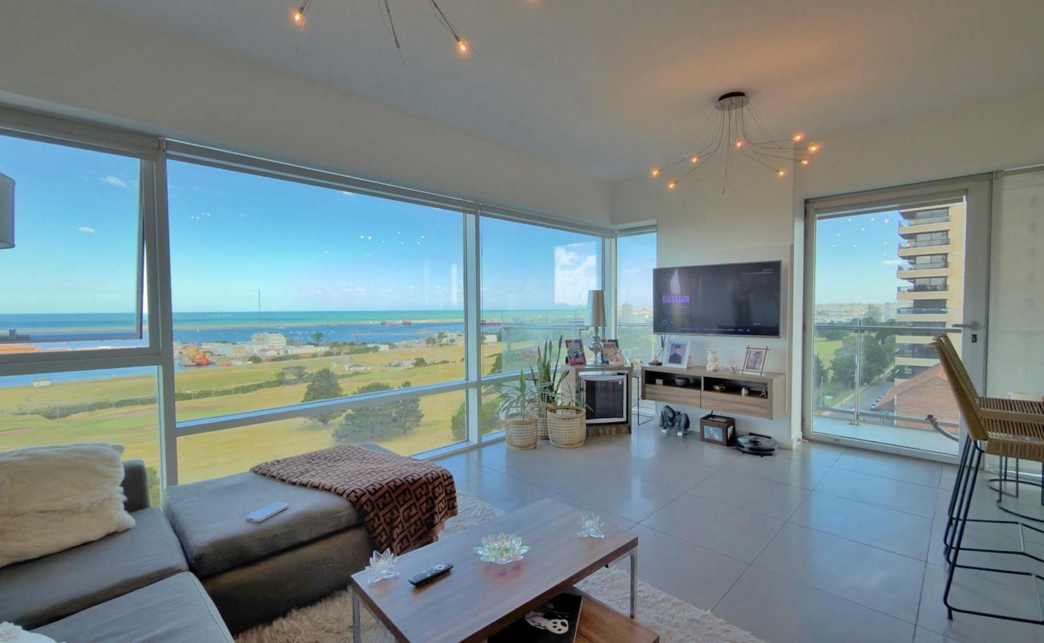 Venta depto 3 amb primera linea al mar dos cochera - Golf Playa grande