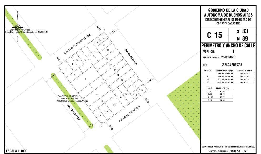 Foto de Lote en Villa Devoto - 8.66x 19.40 Ideal Proyecto - USAB 1, imagen 3