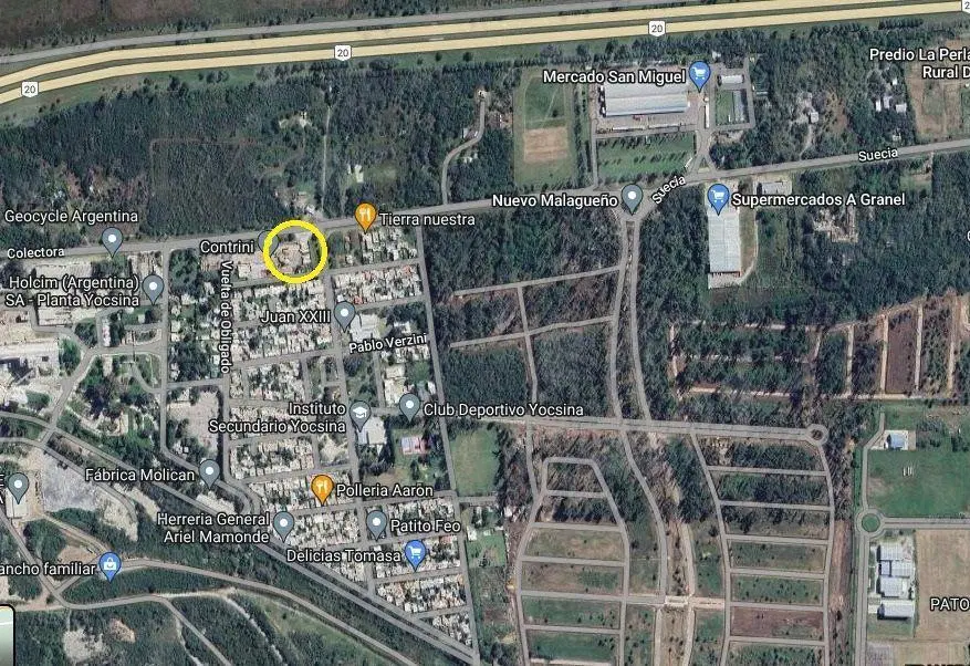 Lote . | Ruta Nacional 20 - Colectora 4