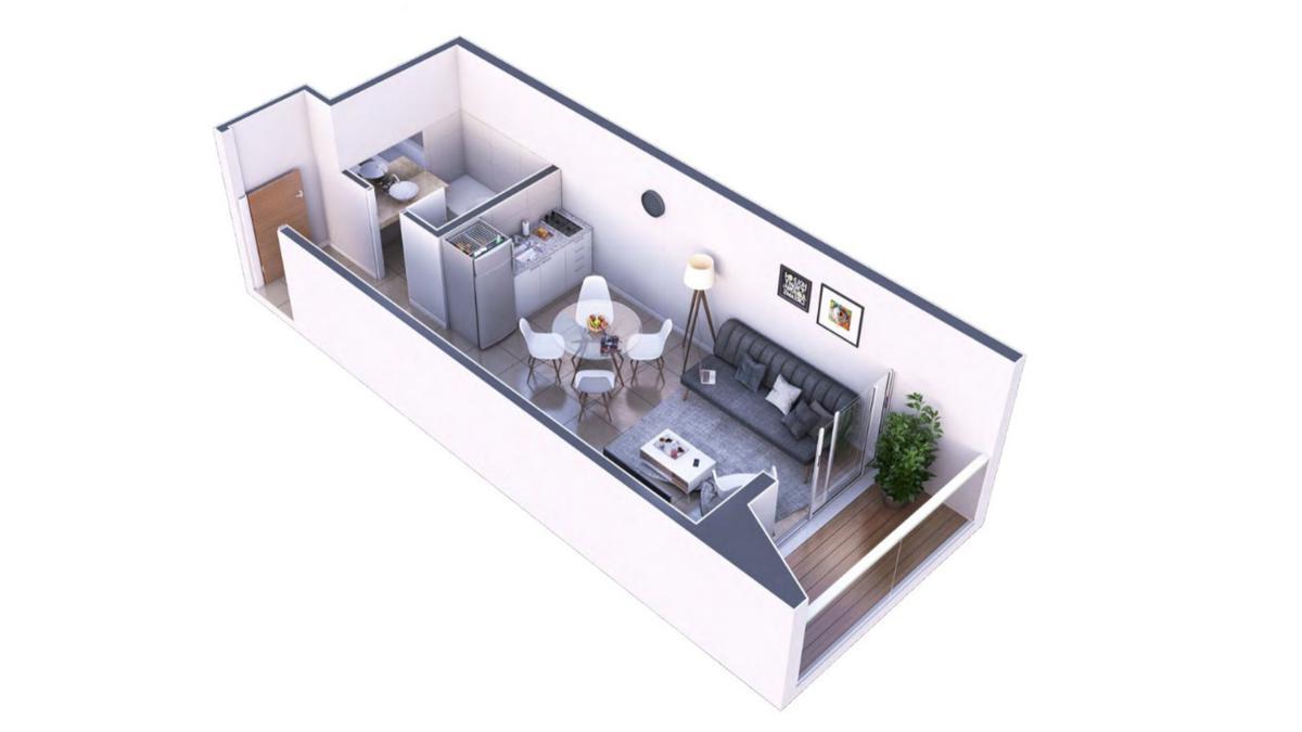 Monoambiente en Venta a Estrenar en Tucuman - Apto Profesional 4